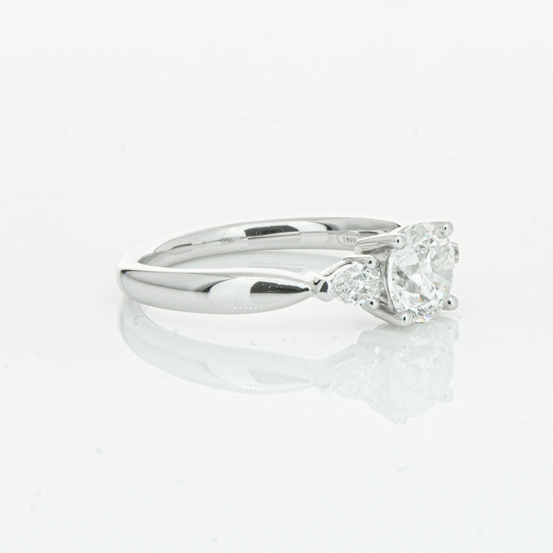 18ct White Gold 1.01ct Diamond Ayla Ring-Ring-Walker & Hall