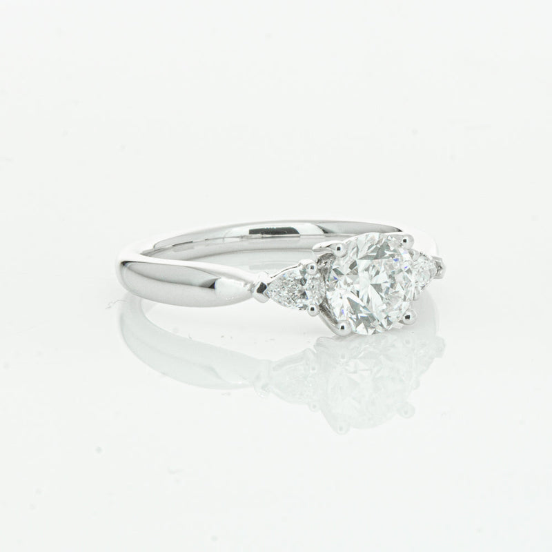 18ct White Gold 1.01ct Diamond Ayla Ring-Ring-Walker & Hall