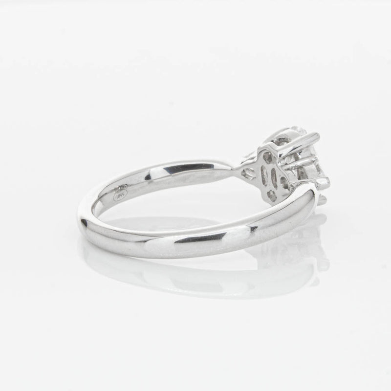 18ct White Gold Oval Cut Diamond Ayla Ring-Ring-Walker & Hall