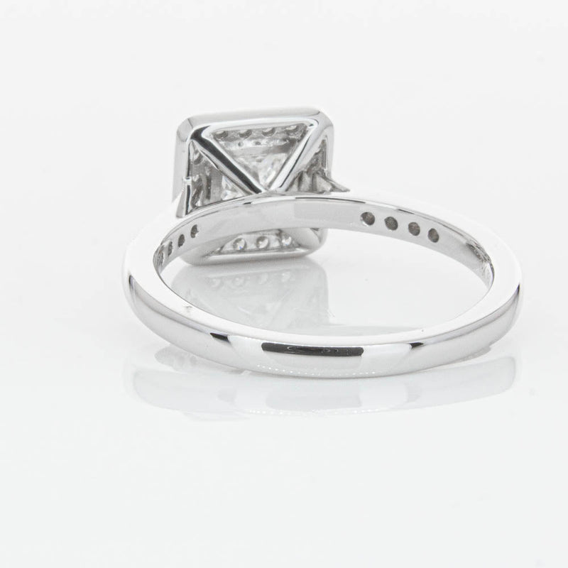 18ct White Gold 1.00ct Princess Cut Diamond Mandalay Ring-Ring-Walker & Hall
