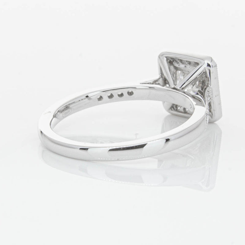18ct White Gold 1.00ct Princess Cut Diamond Mandalay Ring-Ring-Walker & Hall