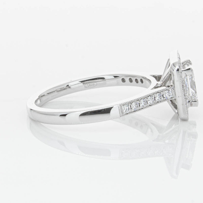 18ct White Gold 1.00ct Princess Cut Diamond Mandalay Ring-Ring-Walker & Hall