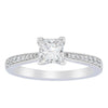 18ct White Gold .70ct Princess Cut Diamond Zenith Ring-Ring-Walker & Hall