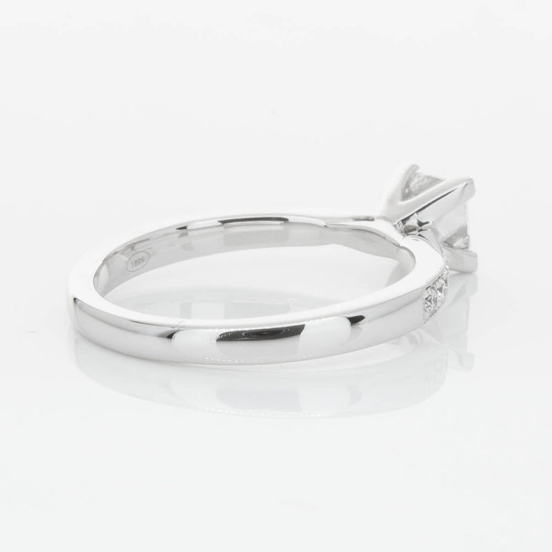 18ct White Gold .70ct Princess Cut Diamond Zenith Ring-Ring-Walker & Hall