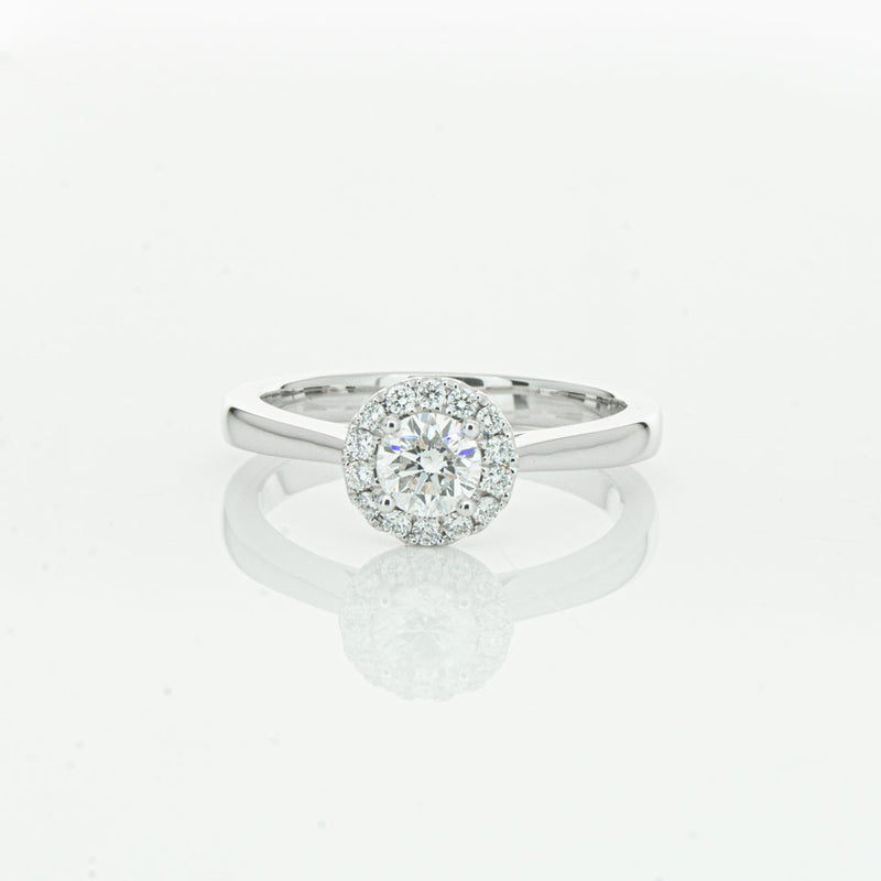 18ct White Gold .41ct Diamond Nina Ring-Ring-Walker & Hall