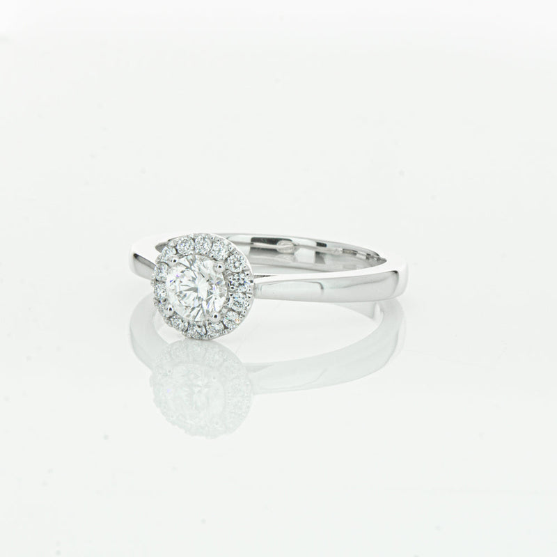 18ct White Gold .41ct Diamond Nina Ring-Ring-Walker & Hall