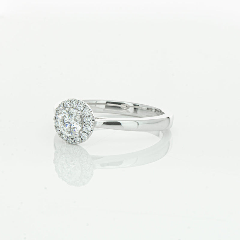 18ct White Gold .41ct Diamond Nina Ring-Ring-Walker & Hall
