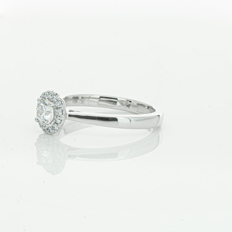 18ct White Gold .41ct Diamond Nina Ring-Ring-Walker & Hall