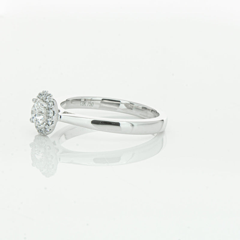 18ct White Gold .41ct Diamond Nina Ring-Ring-Walker & Hall