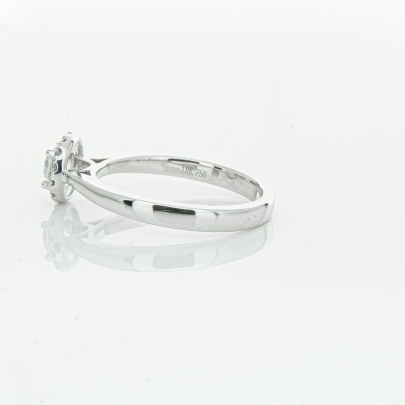 18ct White Gold .41ct Diamond Nina Ring-Ring-Walker & Hall