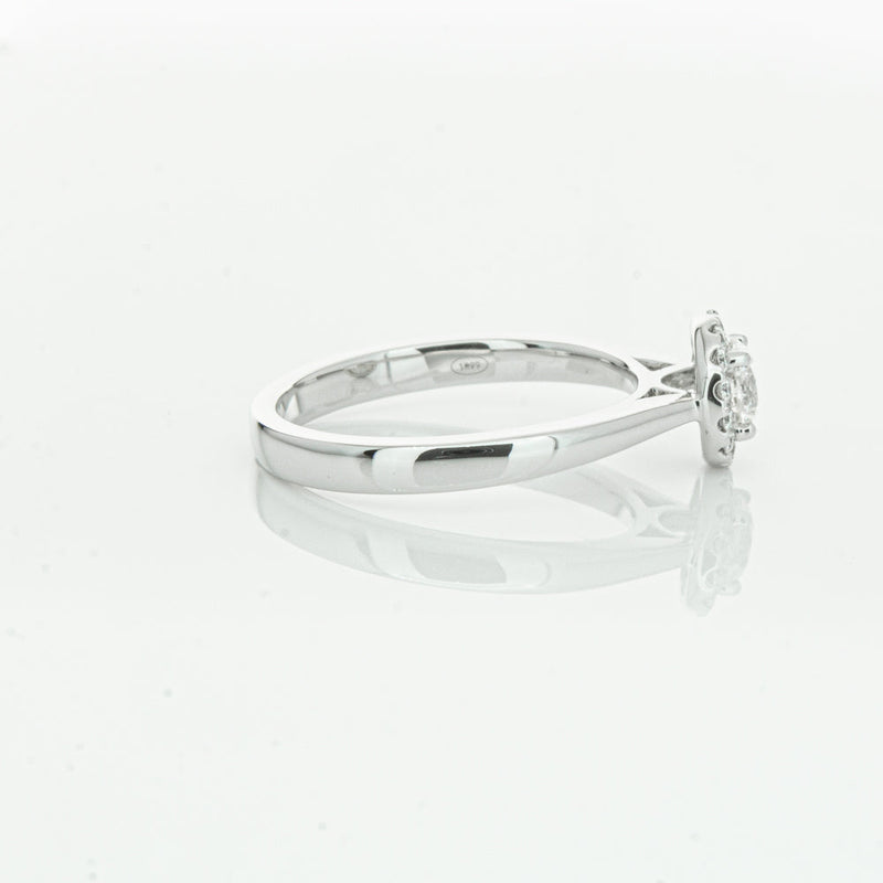 18ct White Gold .41ct Diamond Nina Ring-Ring-Walker & Hall