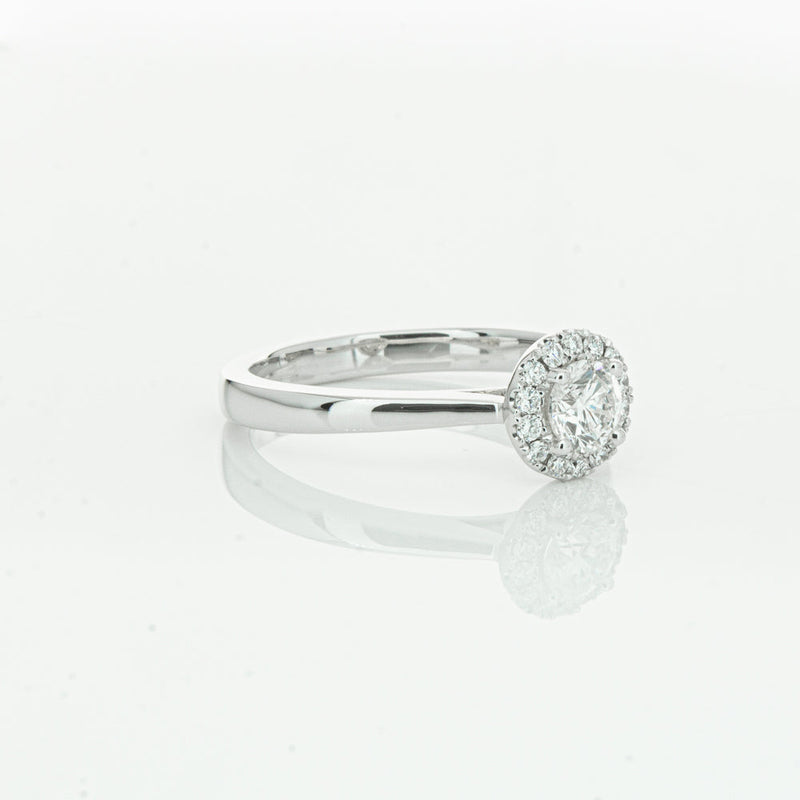 18ct White Gold .41ct Diamond Nina Ring-Ring-Walker & Hall