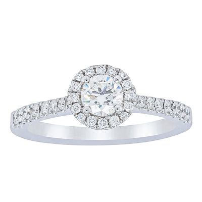 18ct White Gold .40ct Diamond Lola Ring-Ring-Walker & Hall