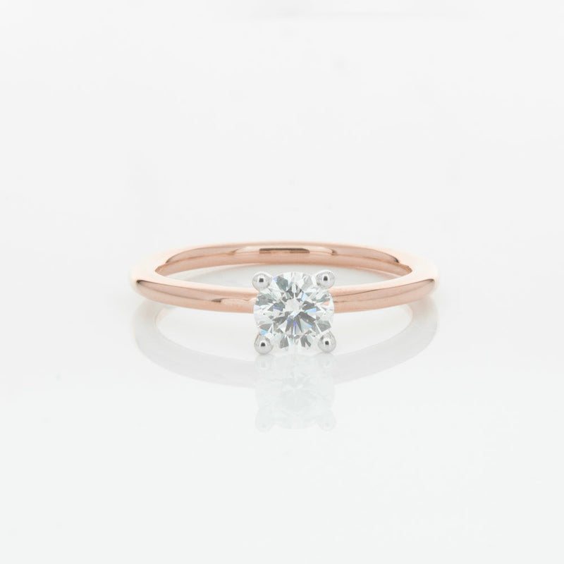 18ct Rose Gold .50ct Diamond Melba Ring-Ring-Walker & Hall