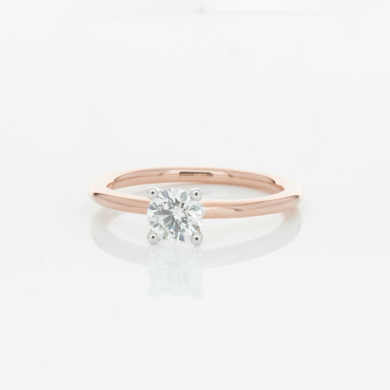 18ct Rose Gold .50ct Diamond Melba Ring-Ring-Walker & Hall