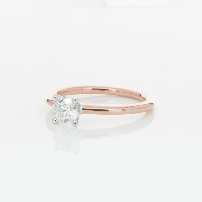 18ct Rose Gold .50ct Diamond Melba Ring-Ring-Walker & Hall