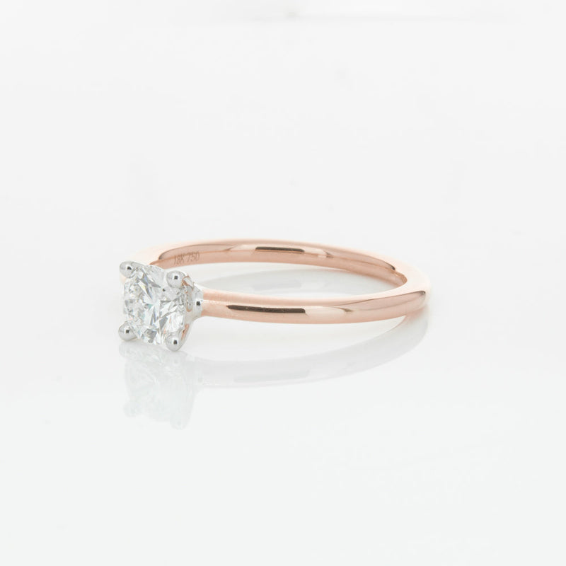 18ct Rose Gold .50ct Diamond Melba Ring-Ring-Walker & Hall