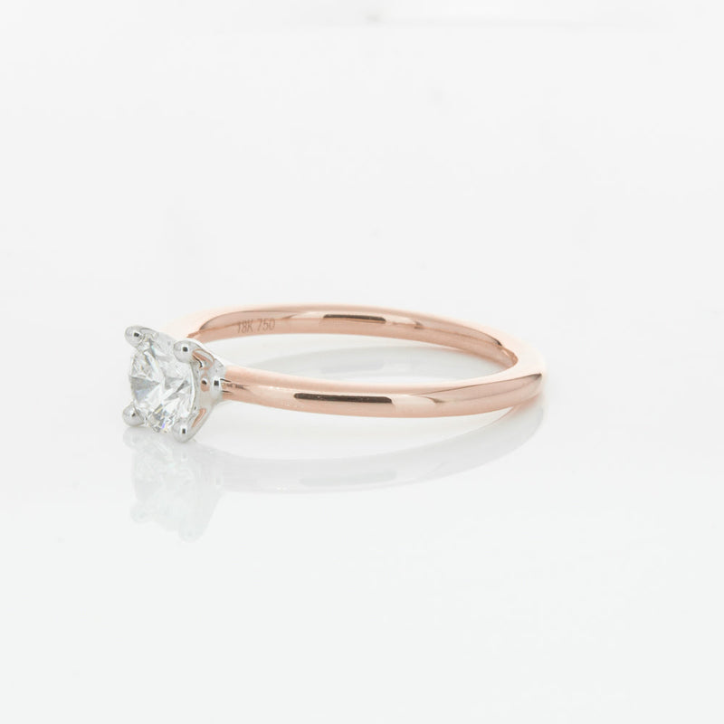 18ct Rose Gold .50ct Diamond Melba Ring-Ring-Walker & Hall