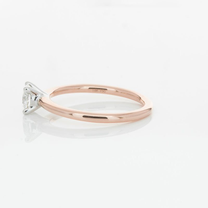 18ct Rose Gold .50ct Diamond Melba Ring-Ring-Walker & Hall