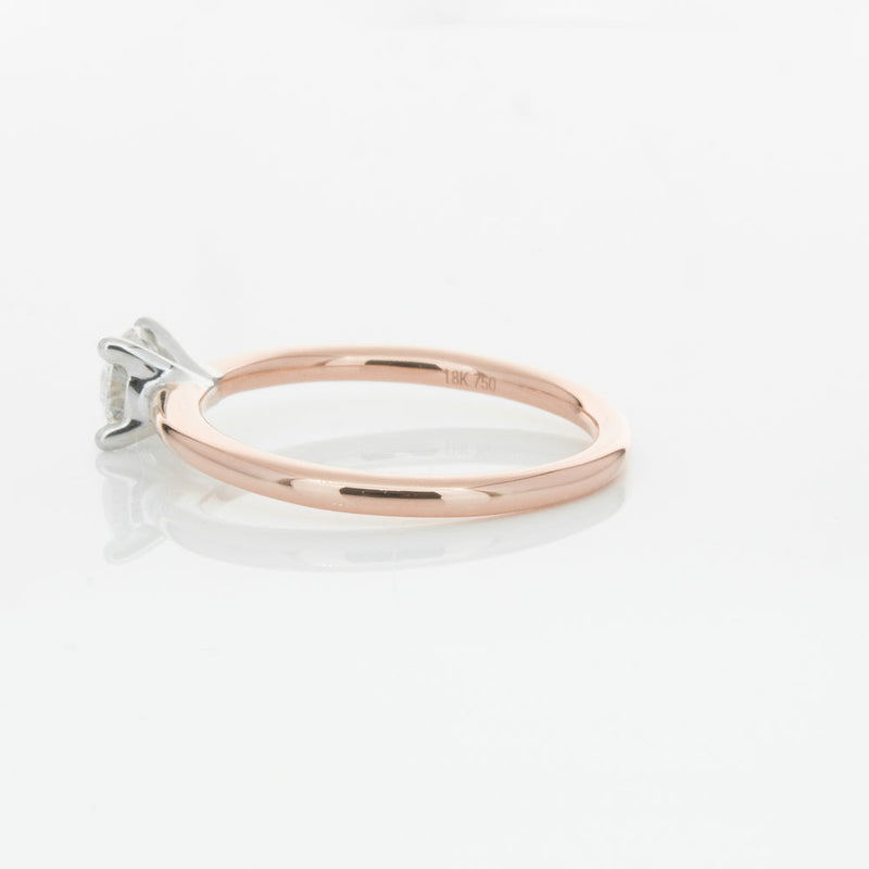 18ct Rose Gold .50ct Diamond Melba Ring-Ring-Walker & Hall