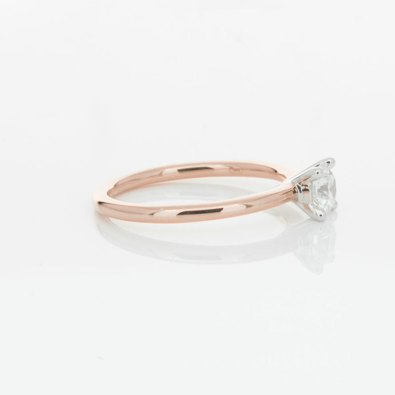18ct Rose Gold .50ct Diamond Melba Ring-Ring-Walker & Hall