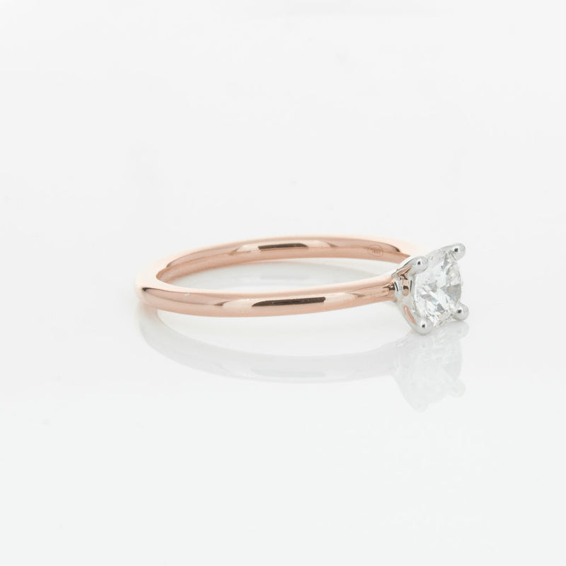 18ct Rose Gold .50ct Diamond Melba Ring-Ring-Walker & Hall