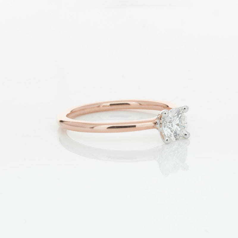 18ct Rose Gold .50ct Diamond Melba Ring-Ring-Walker & Hall