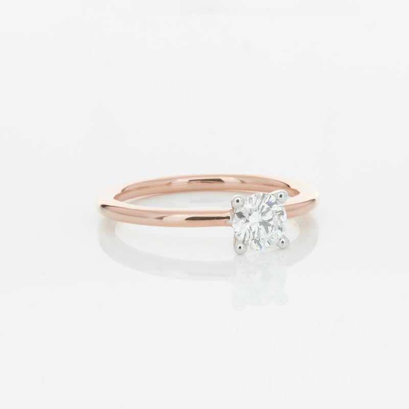 18ct Rose Gold .50ct Diamond Melba Ring-Ring-Walker & Hall