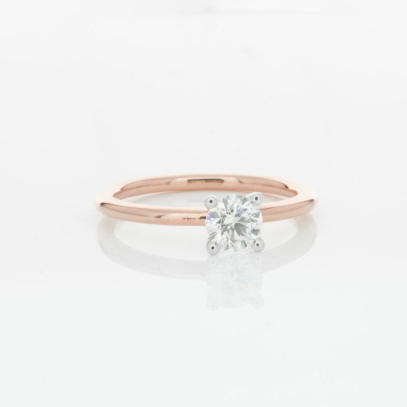 18ct Rose Gold .50ct Diamond Melba Ring-Ring-Walker & Hall