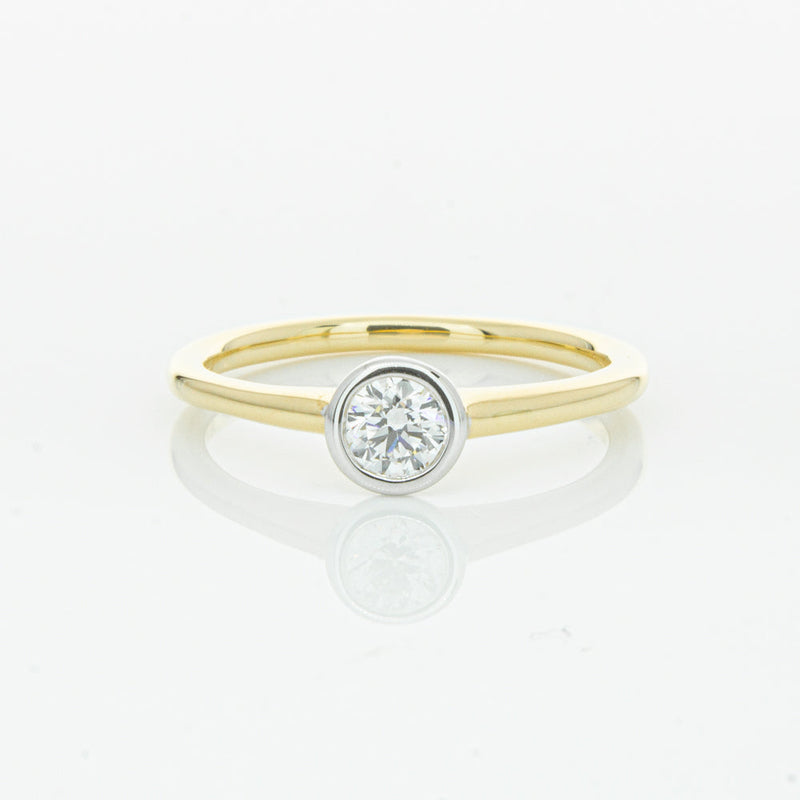 18ct Yellow Gold .30ct Diamond Natalia Ring-Ring-Walker & Hall