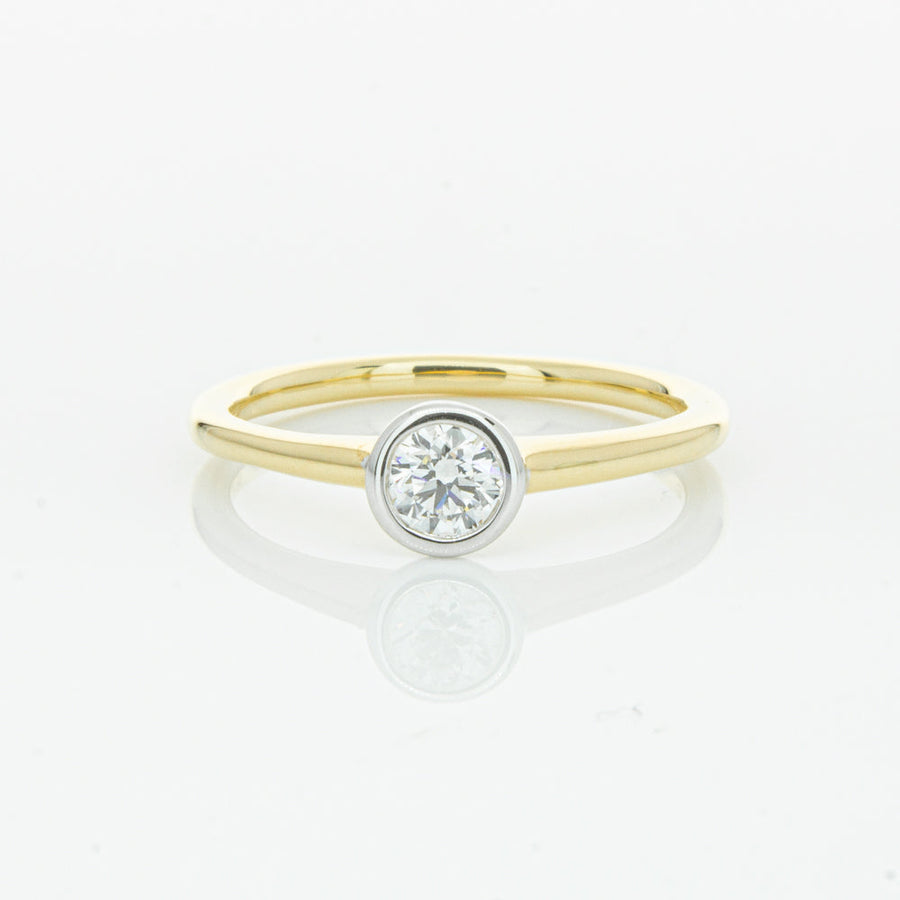 18ct Yellow Gold .30ct Diamond Natalia Ring-Ring-Walker & Hall