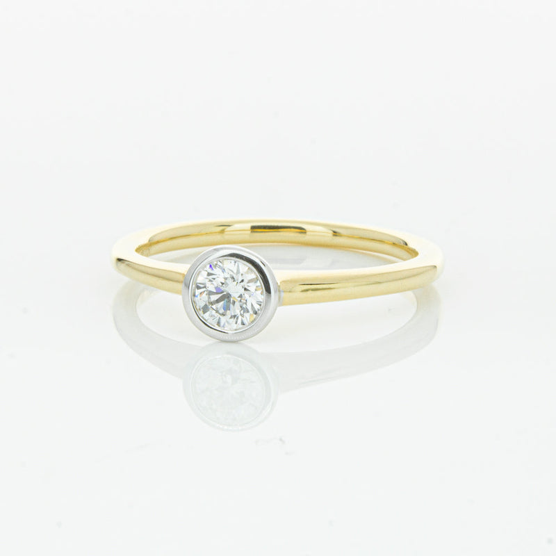 18ct Yellow Gold .30ct Diamond Natalia Ring-Ring-Walker & Hall