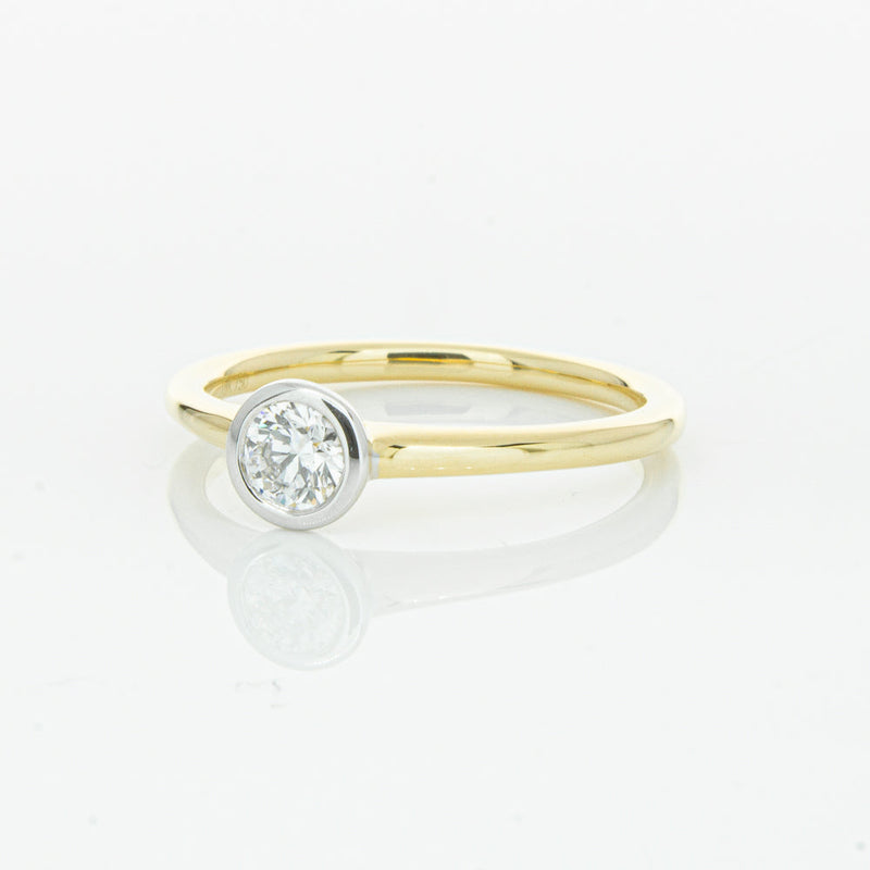 18ct Yellow Gold .30ct Diamond Natalia Ring-Ring-Walker & Hall