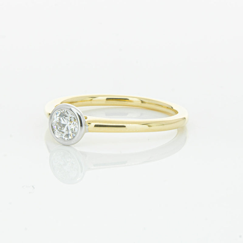 18ct Yellow Gold .30ct Diamond Natalia Ring-Ring-Walker & Hall