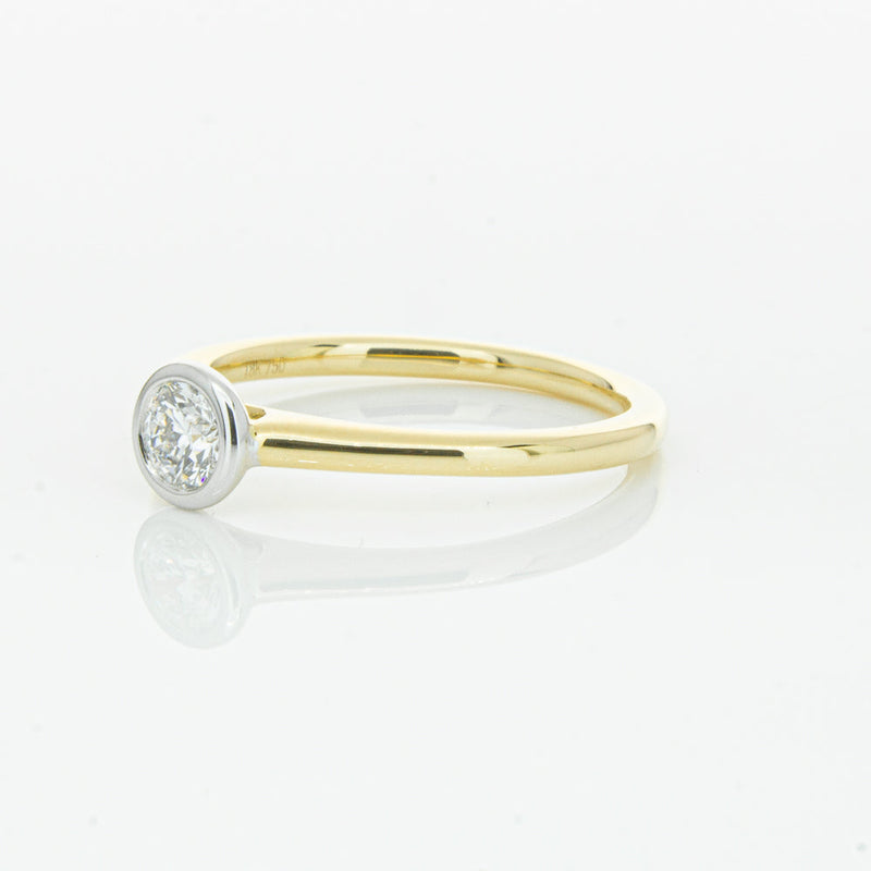 18ct Yellow Gold .30ct Diamond Natalia Ring-Ring-Walker & Hall