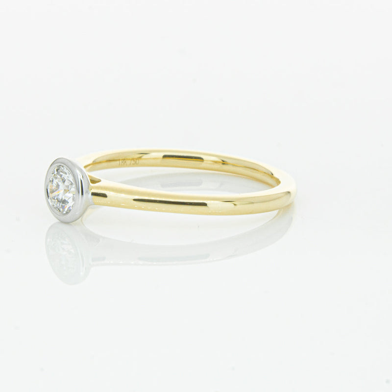 18ct Yellow Gold .30ct Diamond Natalia Ring-Ring-Walker & Hall