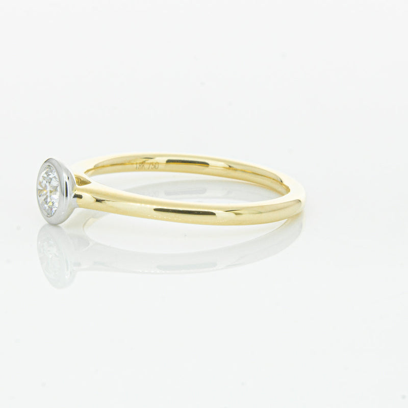 18ct Yellow Gold .30ct Diamond Natalia Ring-Ring-Walker & Hall