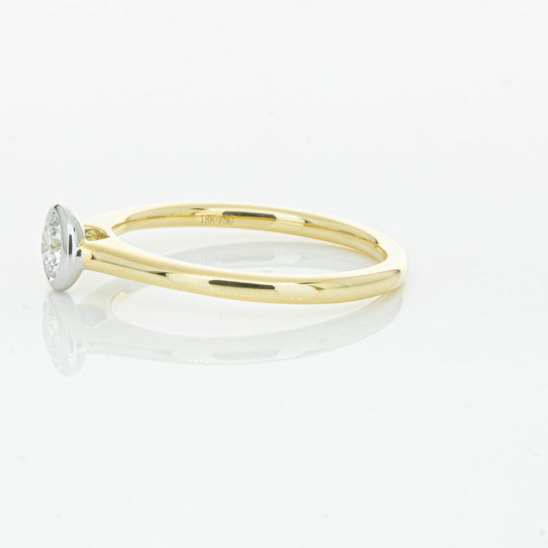 18ct Yellow Gold .30ct Diamond Natalia Ring-Ring-Walker & Hall