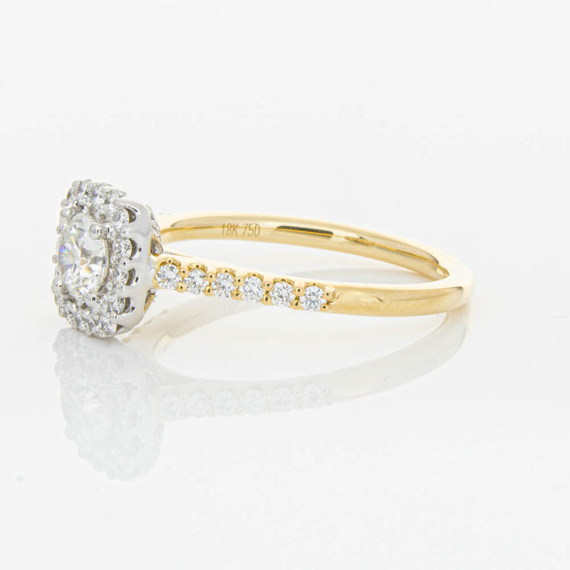 18ct Yellow Gold .50ct Diamond Manhattan Ring-Ring-Walker & Hall