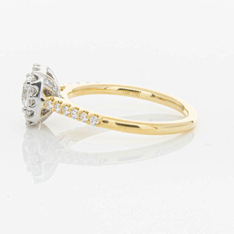 18ct Yellow Gold .50ct Diamond Manhattan Ring-Ring-Walker & Hall