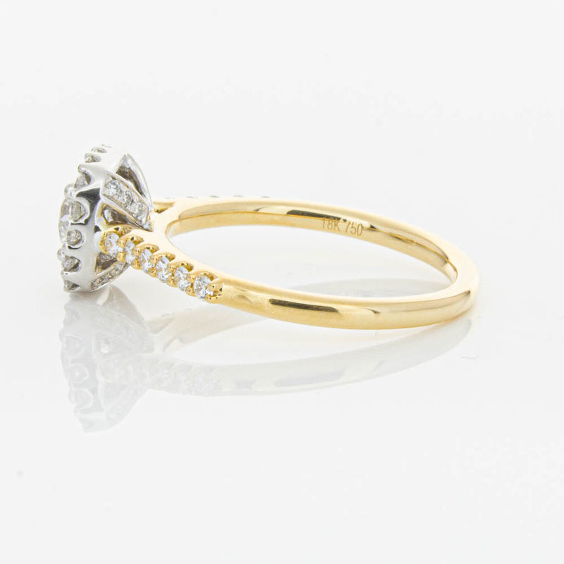 18ct Yellow Gold .50ct Diamond Manhattan Ring-Ring-Walker & Hall
