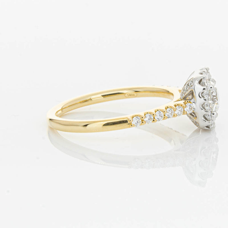18ct Yellow Gold .50ct Diamond Manhattan Ring-Ring-Walker & Hall