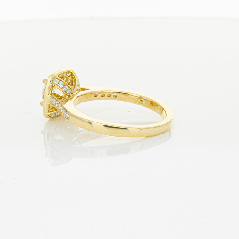 18ct Yellow Gold 1.01ct Diamond Aurora Ring-Ring-Walker & Hall