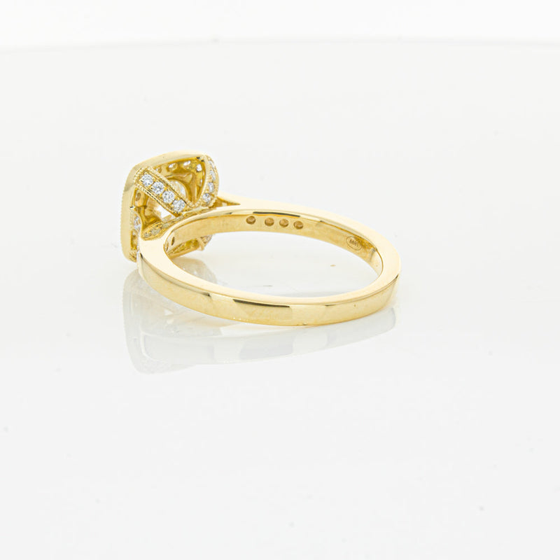 18ct Yellow Gold 1.01ct Diamond Aurora Ring-Ring-Walker & Hall