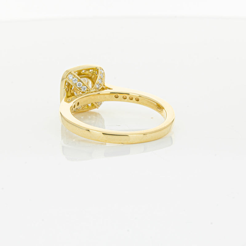 18ct Yellow Gold 1.01ct Diamond Aurora Ring-Ring-Walker & Hall