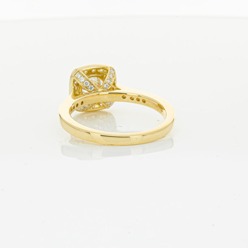 18ct Yellow Gold 1.01ct Diamond Aurora Ring-Ring-Walker & Hall