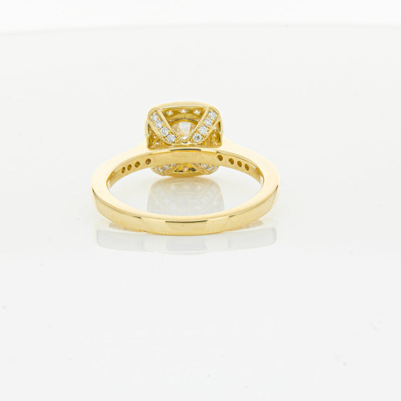 18ct Yellow Gold 1.01ct Diamond Aurora Ring-Ring-Walker & Hall