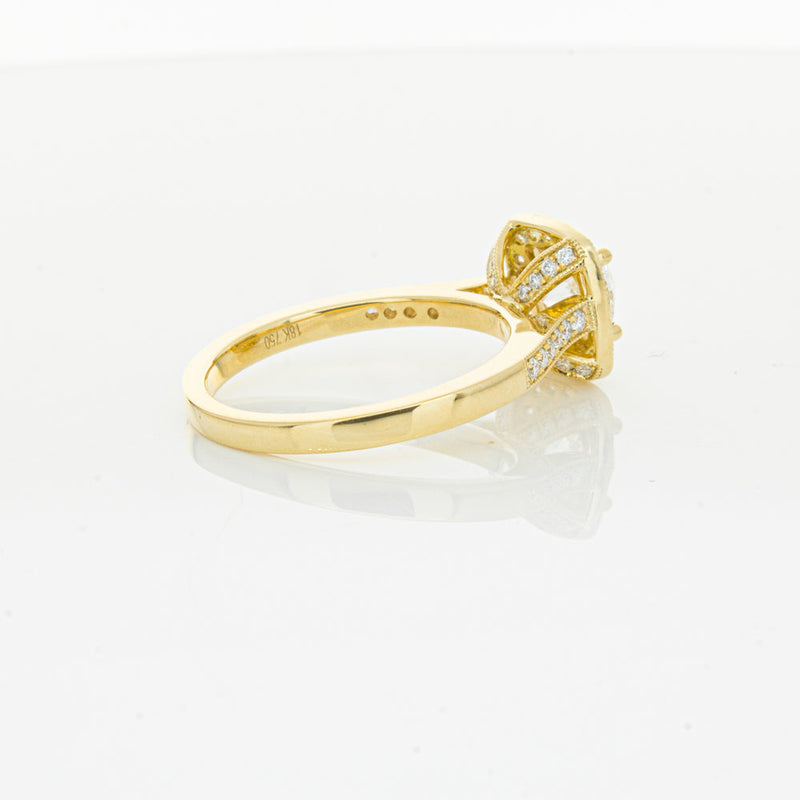 18ct Yellow Gold 1.01ct Diamond Aurora Ring-Ring-Walker & Hall