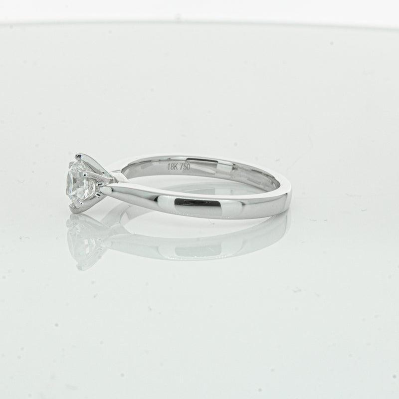 18ct White Gold .70ct Diamond Capri Ring-Ring-Walker & Hall