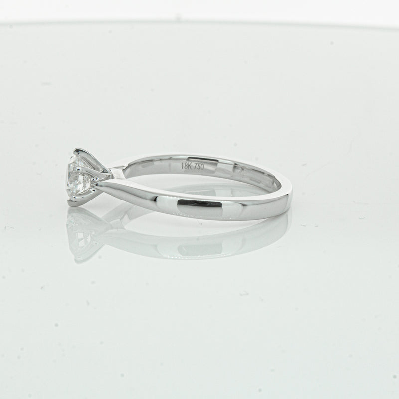 18ct White Gold .70ct Diamond Capri Ring-Ring-Walker & Hall
